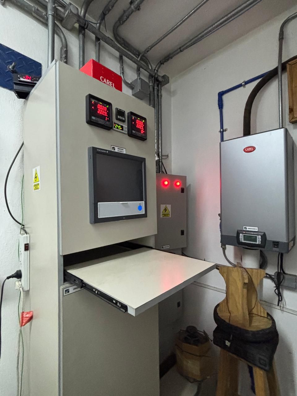Panel de control y monitoreo de instalaciones frigoríficas